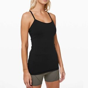 Lululemon 🖤 Power Y Tank in black 🖤 size 6